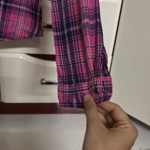 Pink Checks Shirt