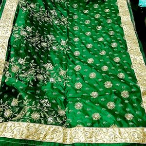 Heavy Work Silk Saree