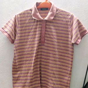 Women Polo  Multi Colour Shirt