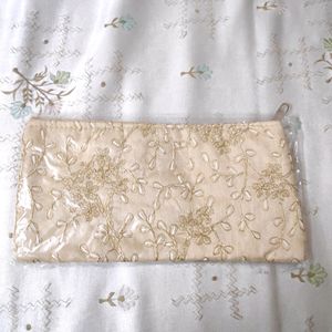 Silk Jewellery Zipper Pouch