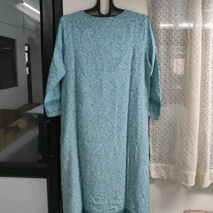 New Kurti Sky Blue