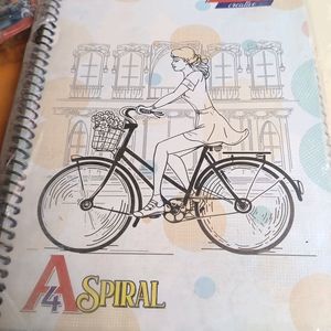 5 New Spiral Notebooks