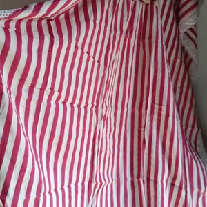 Pure Cotton kaftaan With Pink And White Lining