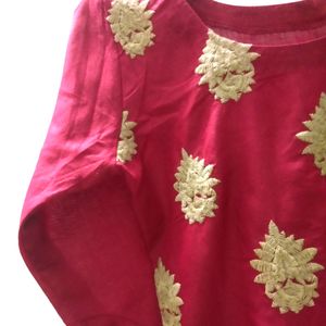 Red Colour Jodhpuri Kurti For Women