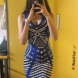 Y2k Blue Dress