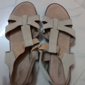 Nude Block Heel Sandals