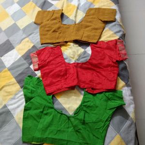 3 Pairs Of Lined Cotton Blouse