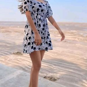 Mini Printed Dress