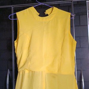 Yellow Color Slit Kurta