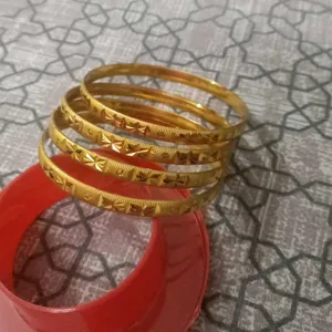 Gold Look Bangles