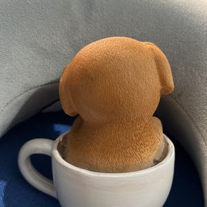 Dog In Cup show piece