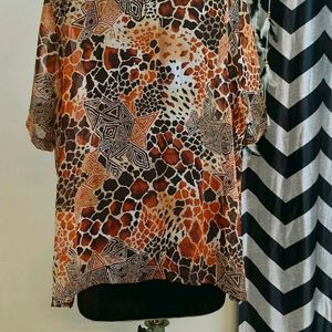 Plus Size Sheer Shirt