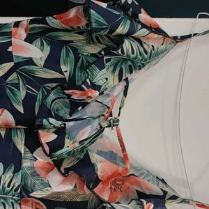 Floral Off Shoulder Dress