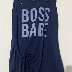 Sleeveless Boss babe top