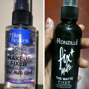 Combo Blue Heaven+ Ronzille Makeup Fixer