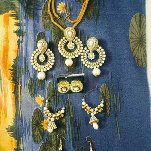 Combo Of Traditional Necklace Set And Earings