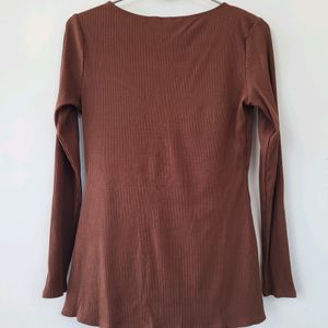 H&M Brown Cardigan/ Size-S