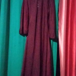 Rust Color Abaya