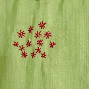 Diwali Sale :Green Quality Stitched Kurti