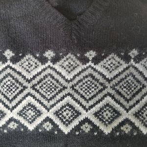 Jacquard-knit Sweater