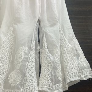 original chikankari sharara pant