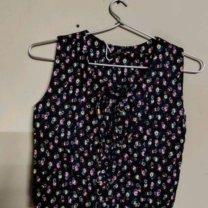 Floral Corset Style Top