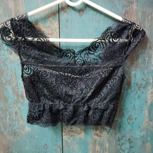 Elegant Lacs Crop Top