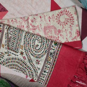 Beautiful Kalamkari Dupatta