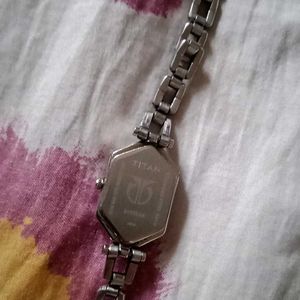 Titan Silver Watch