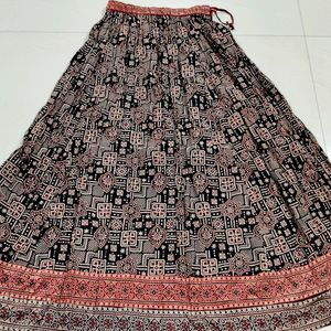 New Ajrakh Pure Cotton Skirt