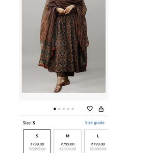 Brown Anarkali Suit 🤎