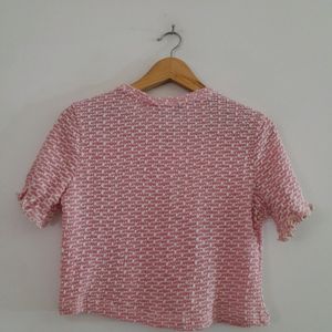 Pink Casual Top (Women's)