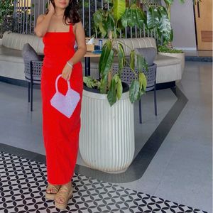 ZARA backless red dress with slit♥️🍒