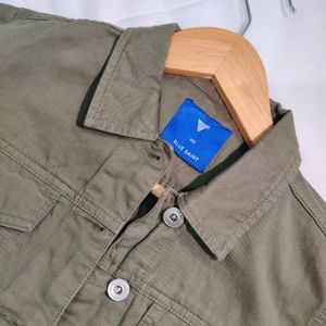 Blue Saint - Olive Green Denim Jacket