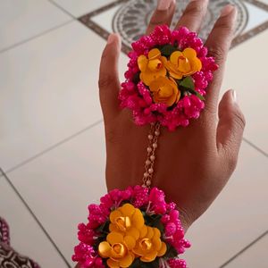 Homemade Flower Ring Bracelet