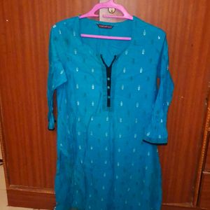 Blue Rangmanch Kurta