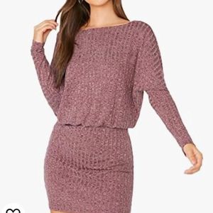 Mauve Midi Dress