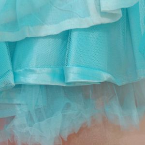 Sky Blue Colour Baby Girl Frock