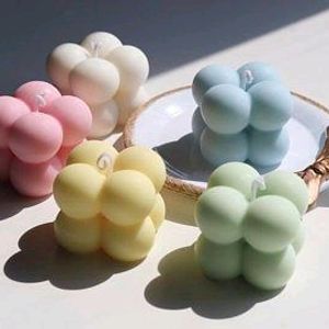 Handmade Small Bubble Candle