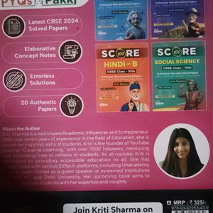 Class 10 Mathematics Book With Kriti Sharma