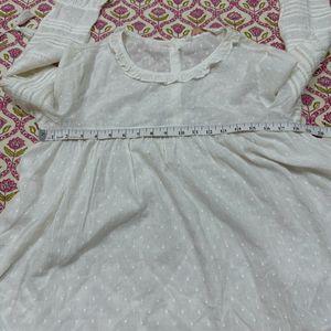 Zara Cotton White Top