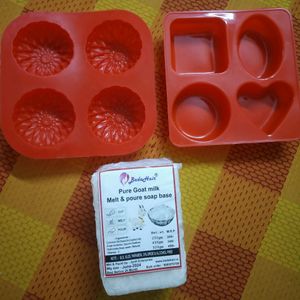 Goat Milk Soap Base with Molds