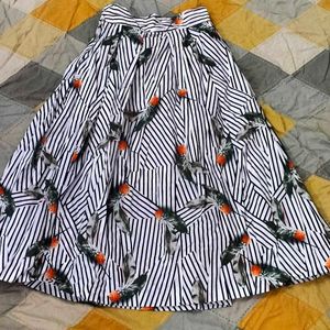 Cotton Flare Skirt