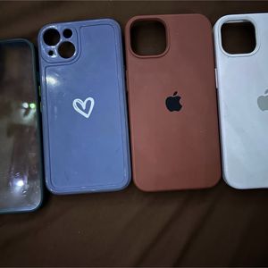 4 Silicone Cases iPhone 13 & 14