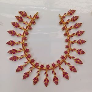 New Ruby Stone Necklace