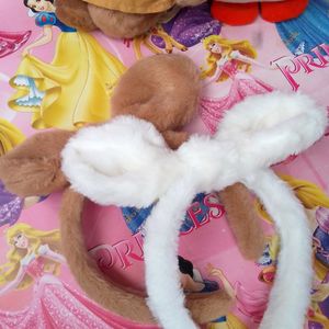 Imported Fur Mickey Hairband