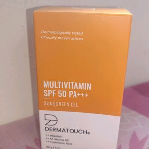 Dermatouch Multivitamin SPF 50 PA+++ sunscreen Gel