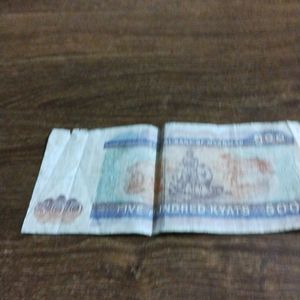 500 Kyats Myanmar