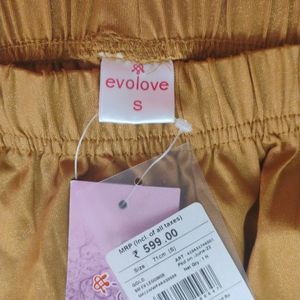 Golden Colour Stretchable Legging