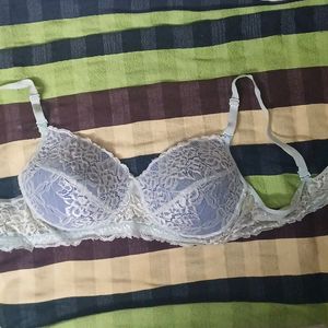 Lacy Clovia Bra With Removable Straps